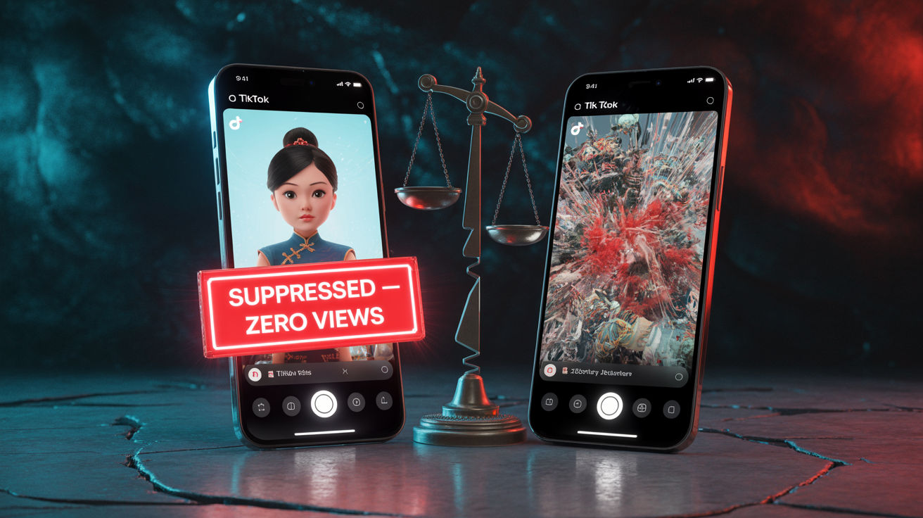 watchchina.ai’s TikTok videos went from over 1,000 views to zero after adding mandatory AI disclosure labels. Nine consecutive videos. Zero reach. A Chinese-owned platform suppressing a China-monitoring portal — by accident or by design? watchchina.ai's TikTok videos went from over 1,000 views to zero after adding mandatory AI disclosure labels. Nine consecutive videos. Zero reach. A Chinese-owned platform suppressing a China-monitoring portal — by accident or by design?