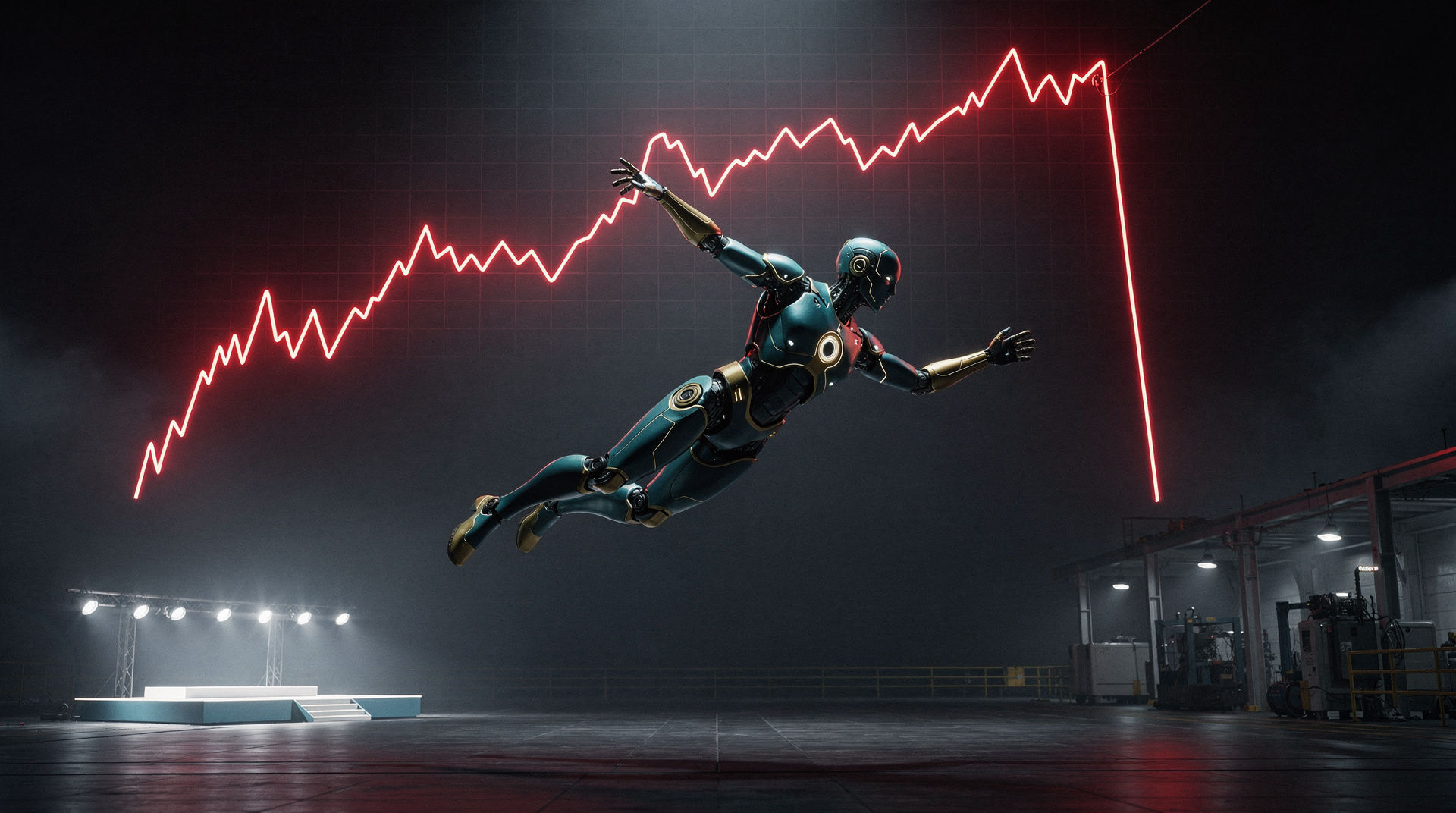 Unitree soared 460% on its Shanghai debut, then lost 45% and $30 billion in days. The crash isn't proof China's robots are fake — it's proof the market got ahead of the machines. 73.6% of revenue still comes from labs, not factories.